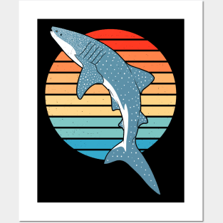 Whale Sharks Vintage Sunset Posters and Art